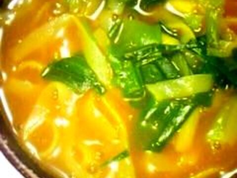 ヘルシー第二弾★カレーうどん(こんにゃく麺)